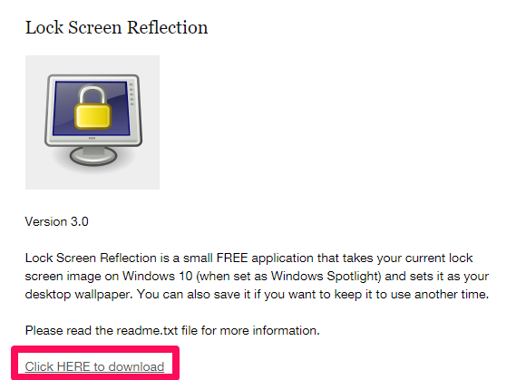 Lock Screen Reflectionをダウンロードする