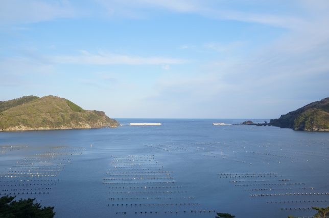 大船渡温泉から眺める景色