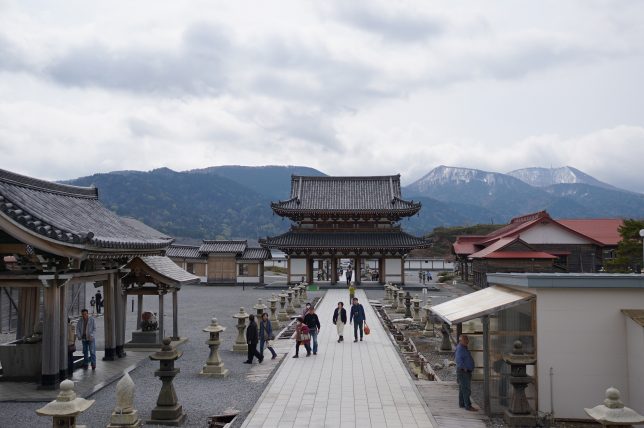 恐山菩提寺の境内